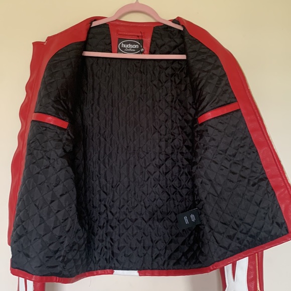 Hudson Leather Skeleton Motorcycle Men’s Leather Jacket - Picture 8 of 16